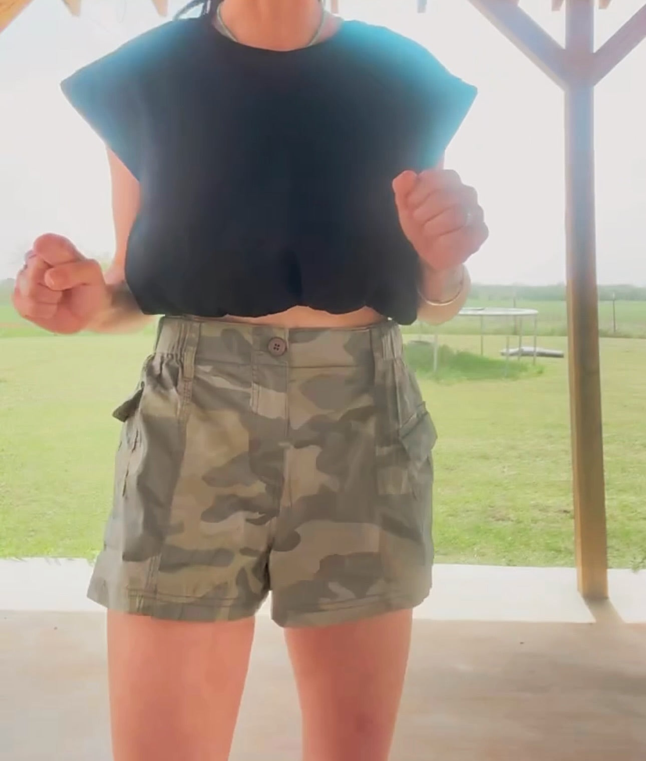 Cargo Camo Short